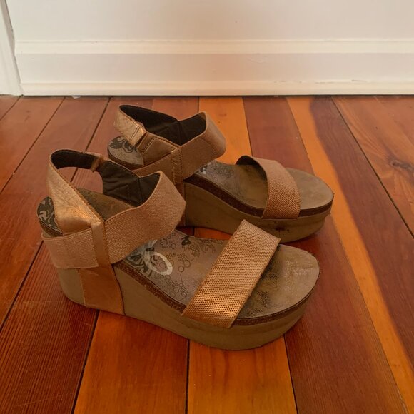 OTBT Bushnell Platform Wedge Sandal Size 7.5 - Picture 1 of 4